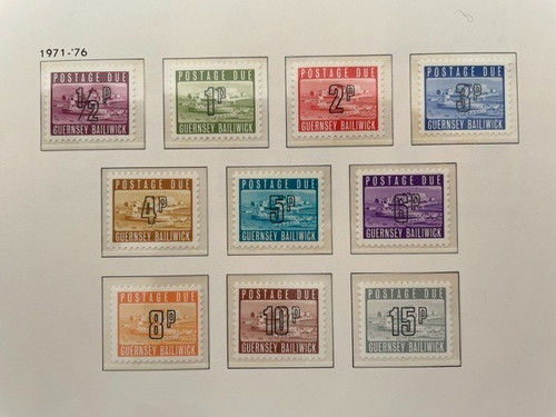 Guernsey stamps 1971 1976 - guernsey,