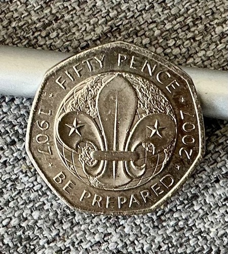 2007 50p pence coin - 2007,
