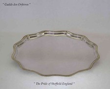 Silver Scallopped Edge Salver