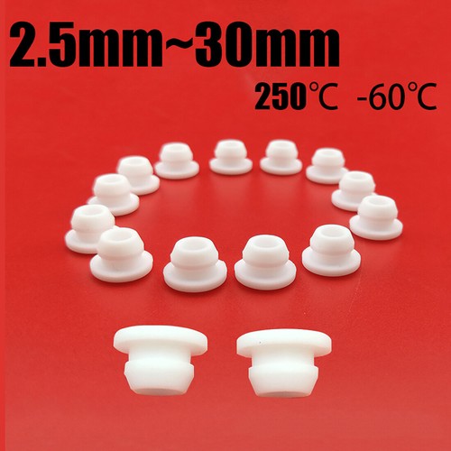 White snap hole plug - hole,