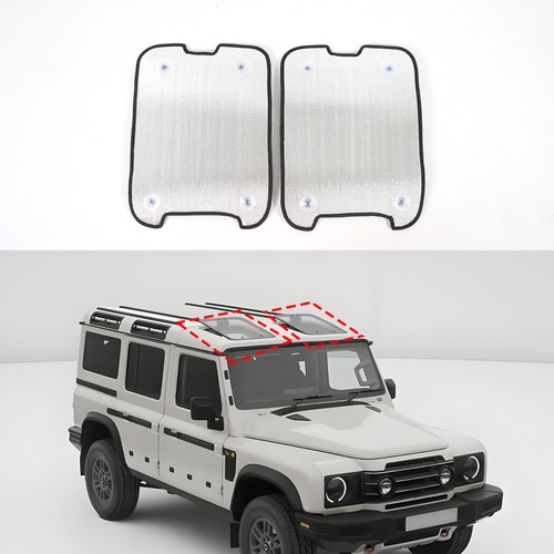Car sun roof - shade, windshield