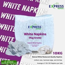 White Cleaning Rags Napkins