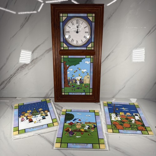 Peanuts stained glass wall - glass,