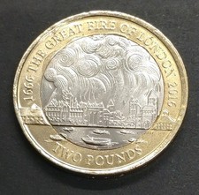 2016 - £2 Coin - Great Fire
