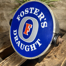 1980s Fosters Bar Top Font Original Vintage Retro Beer Pump Man Cave Pub Display