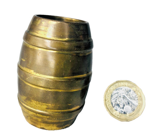 Bronze metal barrel - barrel, ornament