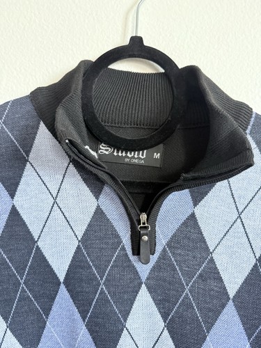 Studio omega argyle - by, sweater