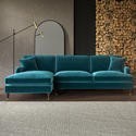 Seater sofa teal - teal, velvet