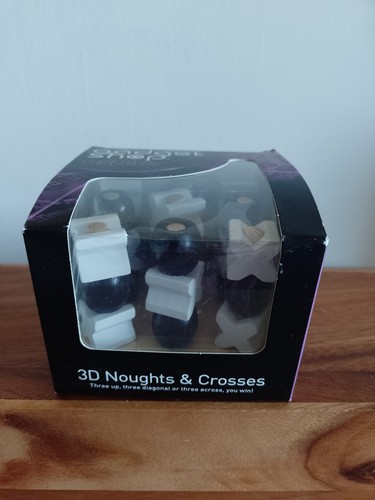 Wooden noughts crosses - &,