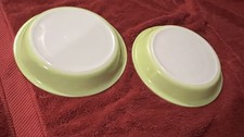 2 Pyrex Lime Green #209 Pie