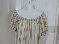Primark Cream Beige Bardot Top