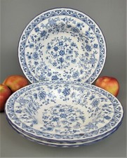 3 Minton Shalimar Soup Plates