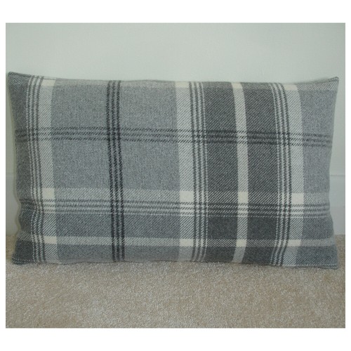 Oblong bolster 12x20 tartan - oblong,