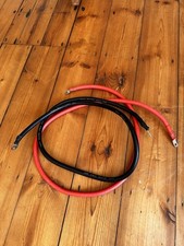 35mm 1.5 metre length 12V Cable With 8mm Lugs. Rated For Welding 