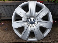 One Genuine Volkswagen Polo 14" Wheel Trim Hub Cap x1 VW