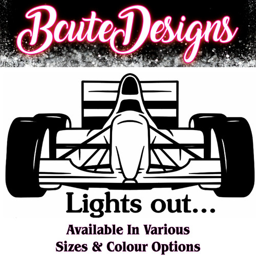 Formula one lights out - out, wall