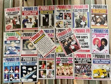20 issues of  Private Eye Magazine  Oct 2023 - July 2024.