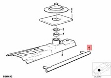 OEM BMW E24 E28 E30 323i 520i 524d 525i 528i Straight Shift Rod 25111220863
