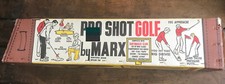 Vintage 1960s Pro Shot Golf Game COMPLETE Marx pitch clubs golfer bunker green