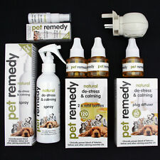PET REMEDY CALMING SPRAY/DIFFUSER/REFILL HELPS DOG CAT HORSE BIRD STRESS - RSPCA