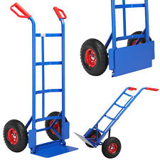 GARDEBRUK® Foldable Hand Truck Pneumatic Tyres Sack Barrow Trolley 200 KG 