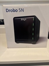 Drobo 5N Network Attached Storage + mSATA 128GB SSD + Box + Leads + Bag