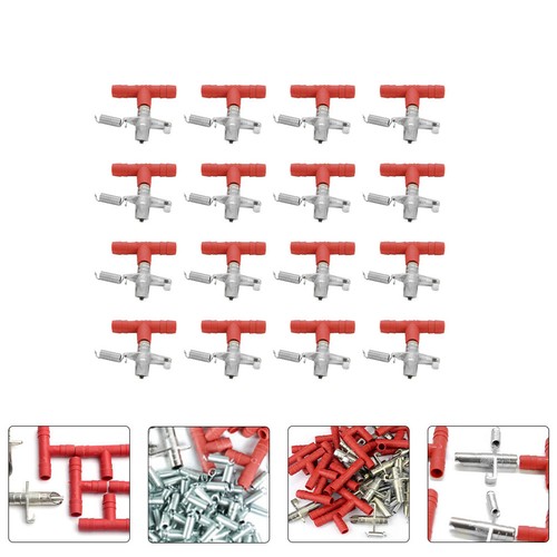 20pcs rabbit cage drinkers red - 20pcs,