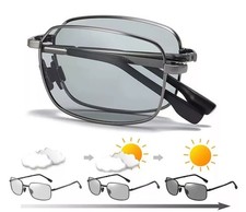 Photochromic Polarised Sunglasses UV400 Polarized Fishing Driving Eyewear Retro