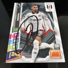 MATCH ATTAX 2025 ANDREAS PEREIRA FULHAM SIGNED