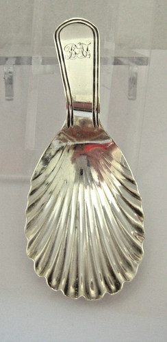 George 111 silver caddy spoon - george,