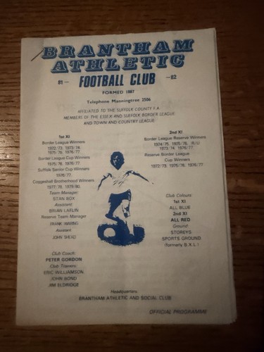 Brantham athletic colchester - brantham,