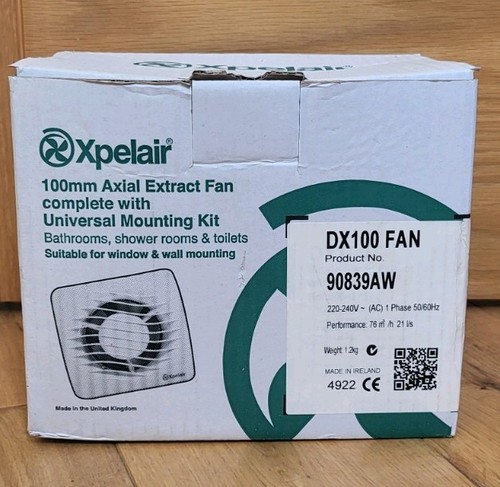 Xpelair dx100 axial extractor - xpelair,
