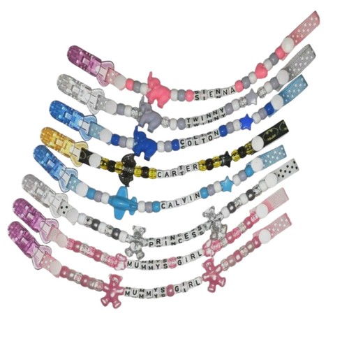 Pacifier clip chain strap boys - pacifier,