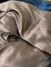 Luxury Pleated Curtains Metallic Pattern Pencil Pleat Lined (C) - #1008