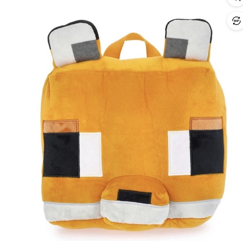 Plush fox backpack minecraft - plush,