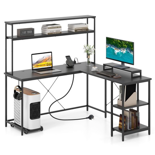 Shaped gaming desk - l-shaped,