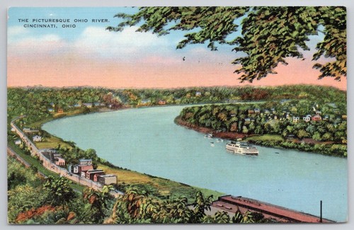 1945 ohio river cincinnati - 1945,