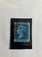 Queen victoria two penny - two, blue