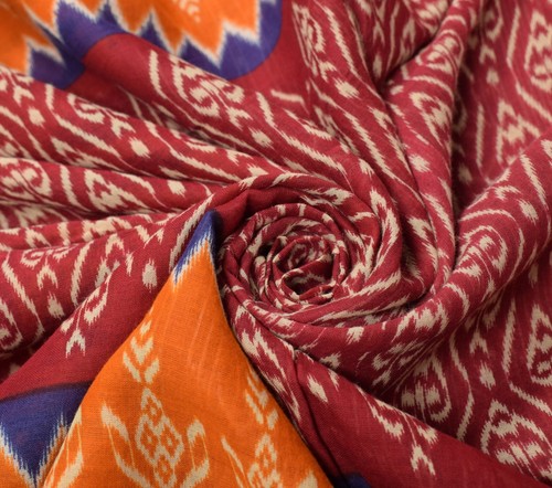 Sushila vintage maroon scrap - vintage,