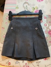 Girls age 3yrs smart grey pleated school style skirt by Trutex elasticated waist