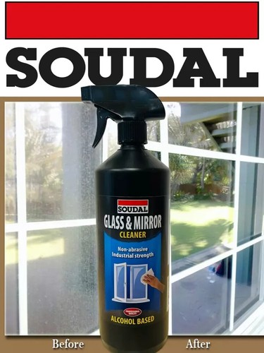 Bottle soudal glass - x, and