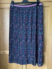 Cath Kidston Pleated Midi Skirt - Stars & Fireworks Size Large