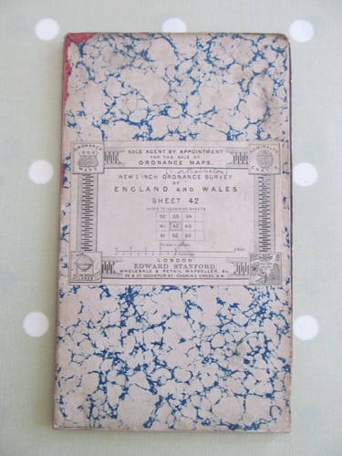 Antique edward stanford linen - antique,