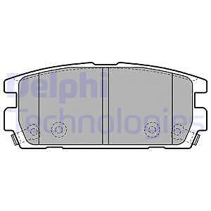 New brake pad set - new,