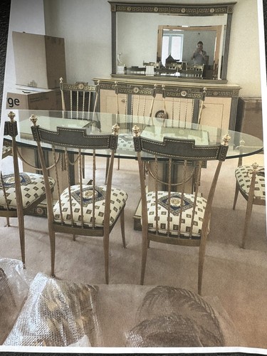 Versace table chairs - chairs,