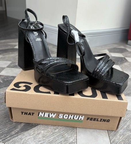 Schuh women black sandals - women's,