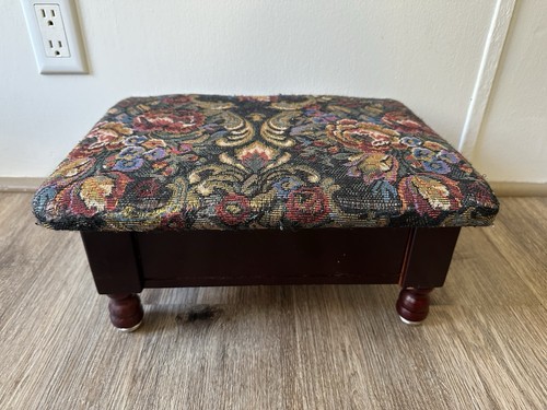 Dark floral top wood - dark,