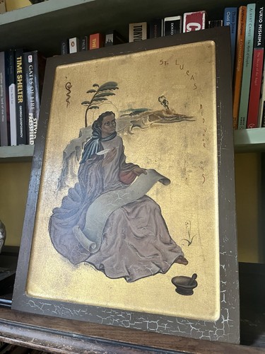 Antique religious icon st - antique,