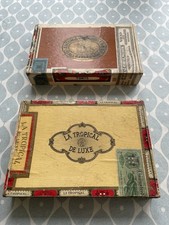 Vintage  Cigar Boxes-Cuban