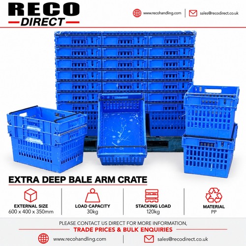 Blue used super deep - x, bale